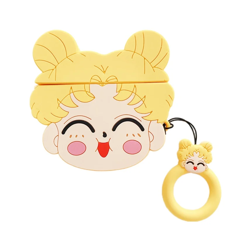 

Apple Airpods Headset Case Cute Generation Second Generation Sailor Moon Soft Shell Wireless Bluetooth Protective Shell
