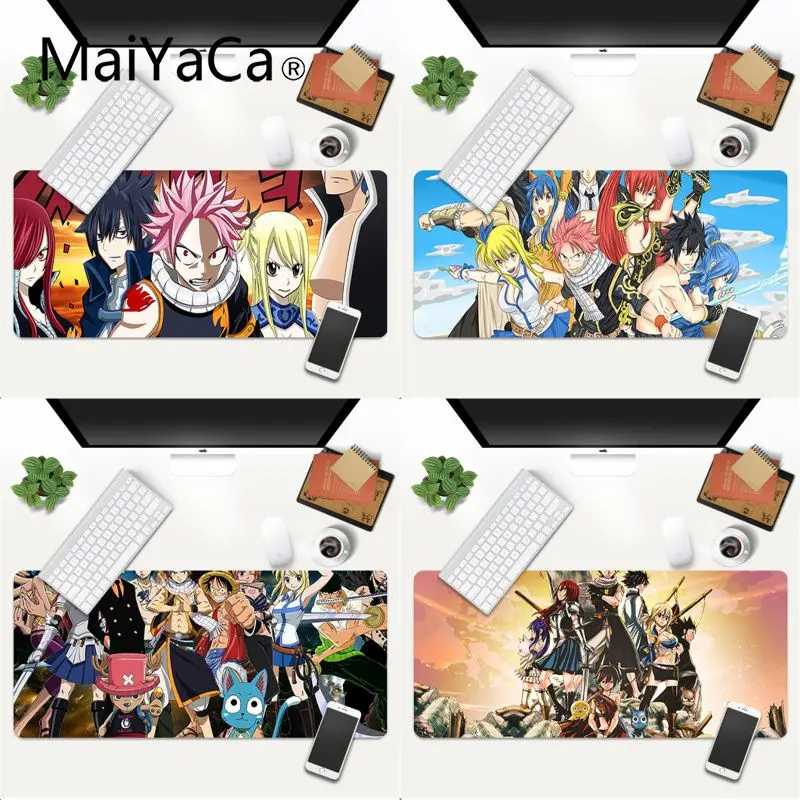 

MaiYaCa My Favorite Fairy Tail Rubber Pad to Mouse Game Gaming Mouse Pad gamer Large Deak Mat 800x400mm for overwatch/cs go