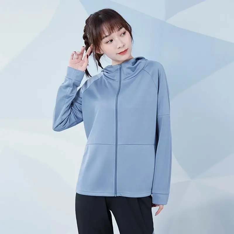 

Women's Sportswear Hoodie Zipper Jacket 2022 Autumn Winter Pink Breathable Gym Morning Running Training Fitness Long-sleeved Top