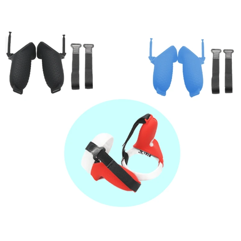 

Half Protective Silicone Case Handle Grip Strap for oculus-Quest 2 Controller 667F