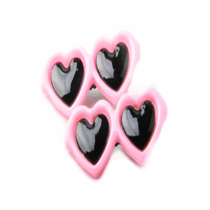 

Pet Lovely Heart Sunglasses Hair Clip Cute Colorful Kitten Puppy Plastic Fashion Heart Shape Hair Barrette Pets Hair Decorations