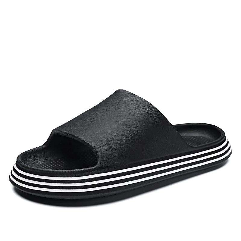 

Slippers for Men Beach Flip Flops Male Slides Soft Stripes EVA Casual Summer Shoes Zapatos Hombr