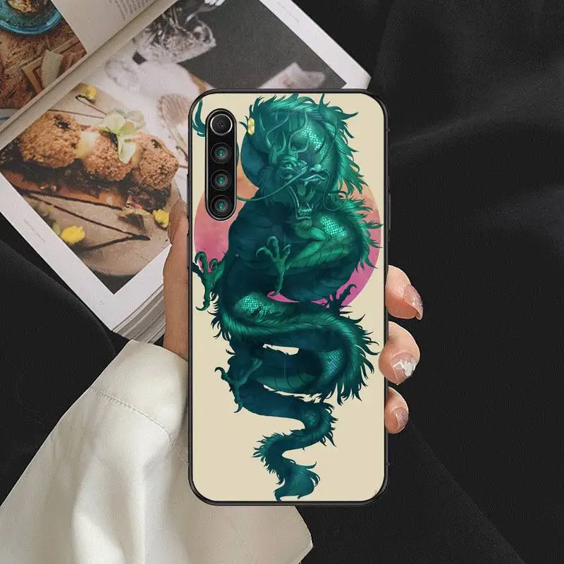 

Japanese DRAGON TATTOO Phone Case For Redmi note 4 9 6a 4x 7 5 8t 9 plus pro Cover Fundas Coque