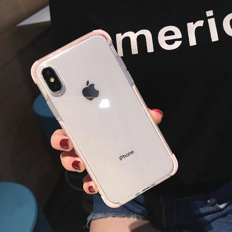 Роскошный Сияющий Блеск чехол для телефона iPhone 6 6S 7 8 Plus X XS XR MAX бампер