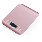 Компактные кухонные электронные весы TS3, высокоточный портативный прибор из нержавеющей стали с ЖК-дисплеем и зарядкой через USB