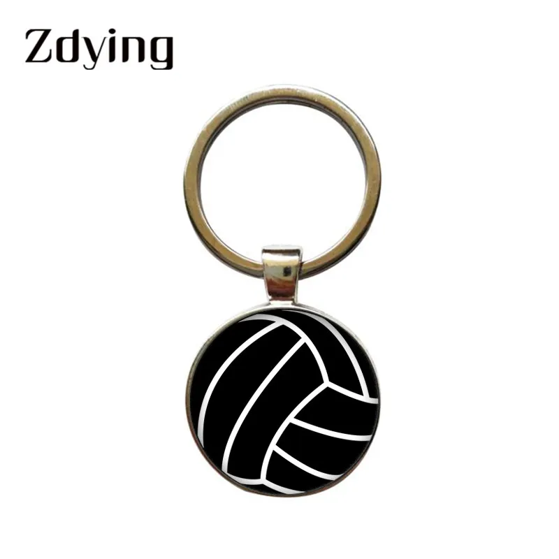 Модный пляжный брелок ручной работы со стеклянным рисунком с кабошоном