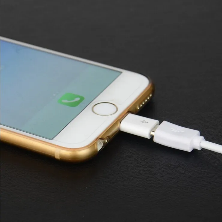 Micro USB кабель для 8 Pin адаптер iPhone 7 6 6S 5 5S 5C SE X ipad конвертер зарядное устройство 8pin