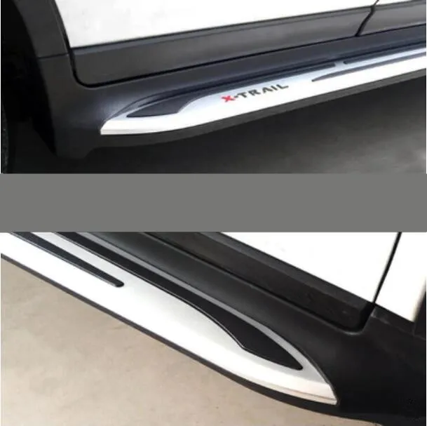 Автомобильный алюминиевый сплав и абс бег подножка Nerf бар для Nissan X TRAIL 2014 2015 2016 2017