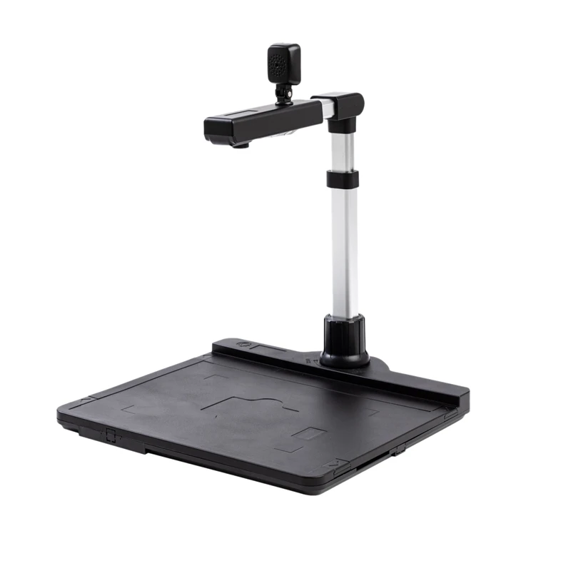 

Dual Camera Document Camera Scanner 10MP 3724X2806 OCR Function with LED Light for Windows for Teacher Classroom