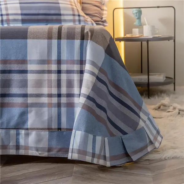 Bed Skirt 1 Pcs Set King Queen Full Twin Size Sheet Bedsheets Printed Flat 180*245/250*245/270*245cm | Дом и сад