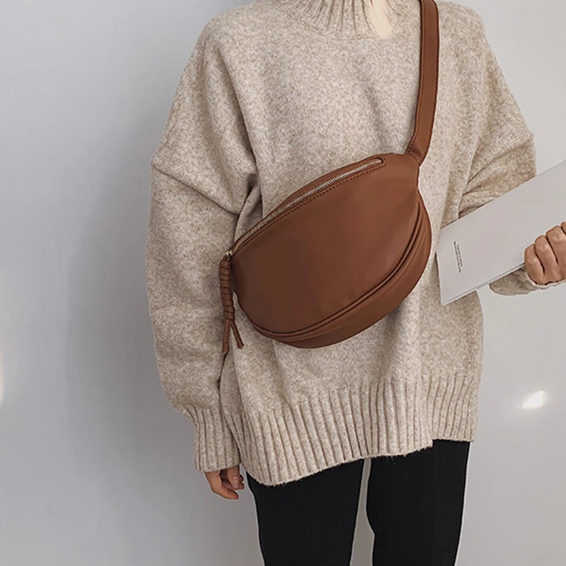 

Ladies Fashion Waist Bag Messenger Bag Large Capacity Chest Bag Ladies Waist Bag Shoulder Bag