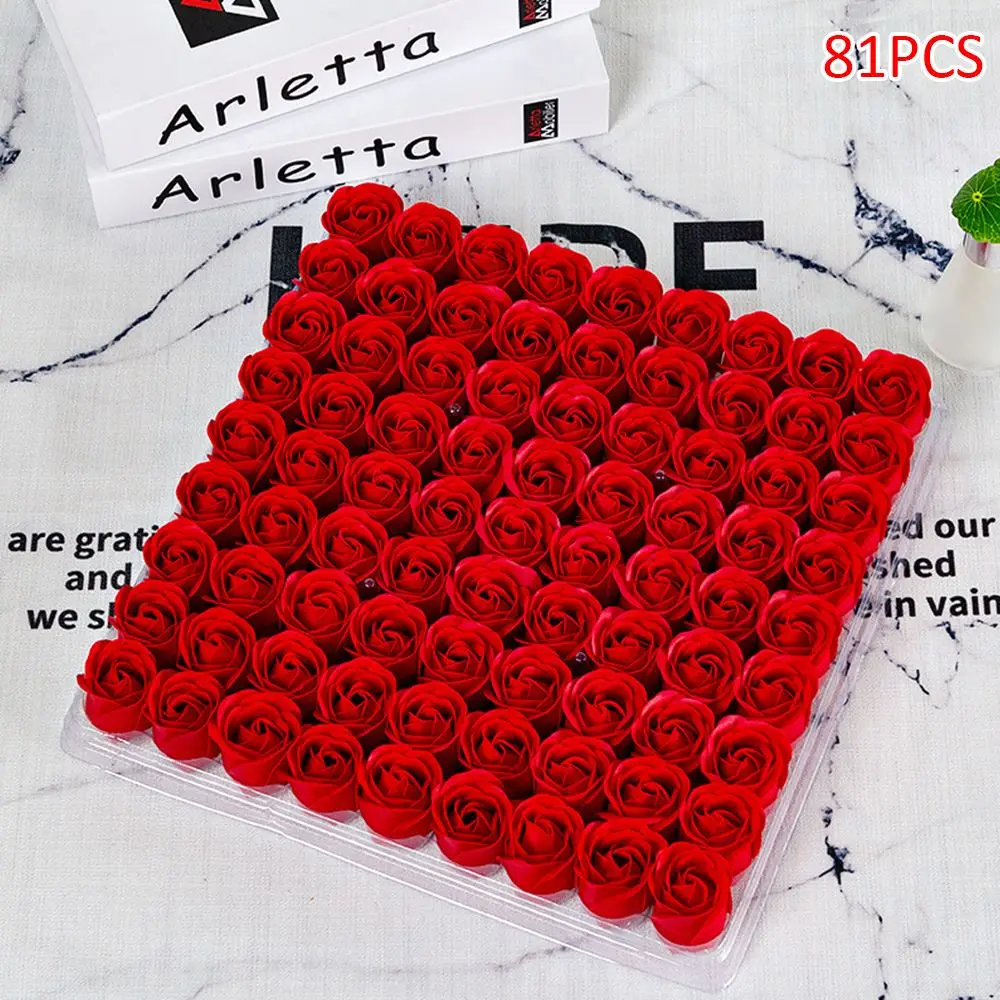 81 шт./компл. Роза цветочное мыло цветок для ванной ароматизированные розы тела