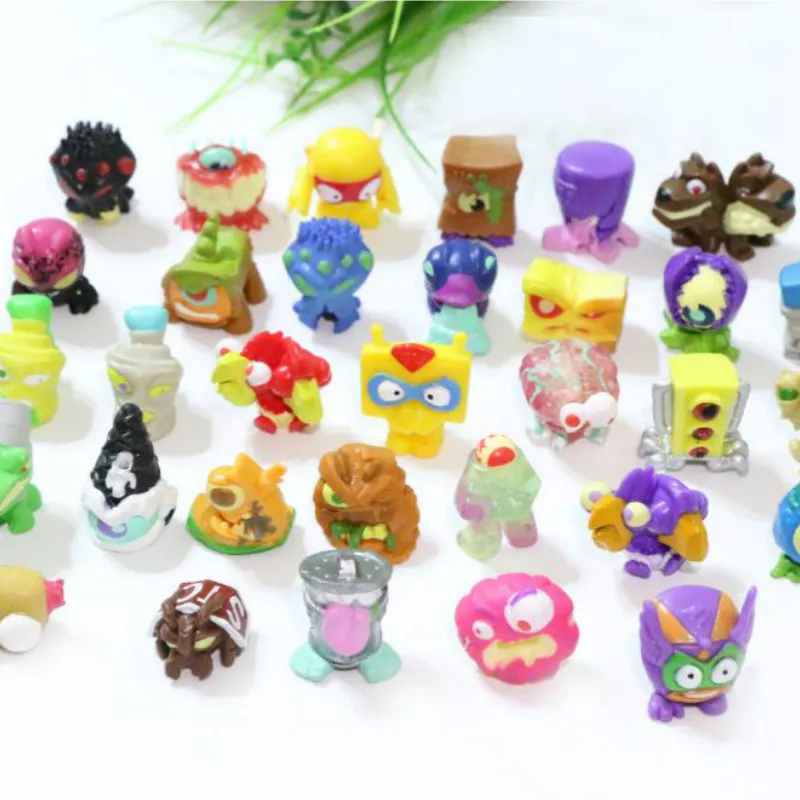 50 шт./лот мягкие ПВХ маленькие игрушки животные superzings 2 5 3 см капсульные черви