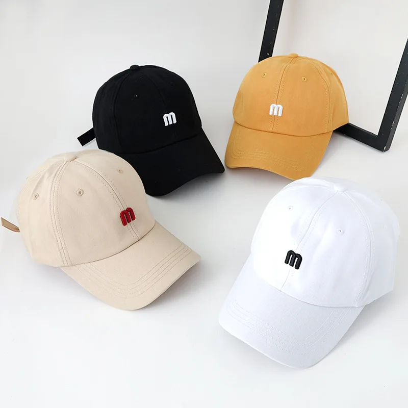 

Fashion Unisex Baseball Caps Embroidered Letter M Dodgers Hat Snapback Spring Summer Outdoor Adjustable Casual Cap Hip Hop Hats