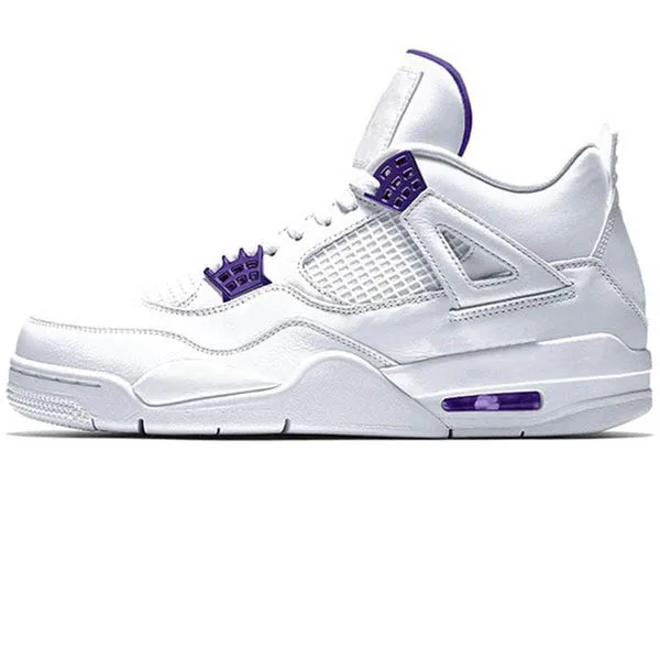 

2021 Air Retro aj4 Men's Sports Sneakers Comfortable Basketball Shoes Metallic Fire Red Pine Green Color aj40-aj47