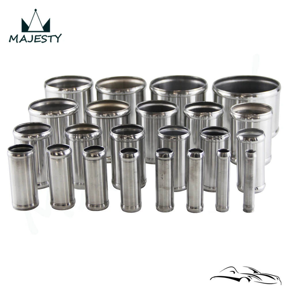 

0.63'' 16mm Aluminum Hose Adapter Tube Joiner Pipe Coupler Connector 10PCS L=3''