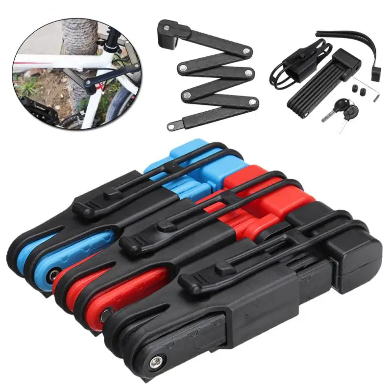 

Motorcycle Equipment Anti-Theft Scooter Electric E-Bike Cycling Chain Lock Motorcycle Folding Lock Bicycle Lock