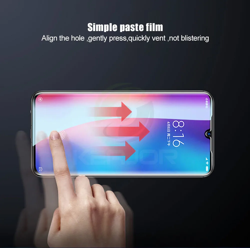 2 шт закаленное стекло для Xiaomi mi 9 lite защита экрана Анти-взрыв полное покрытие Защитная пленка для Xiaomi mi 9 mi a3