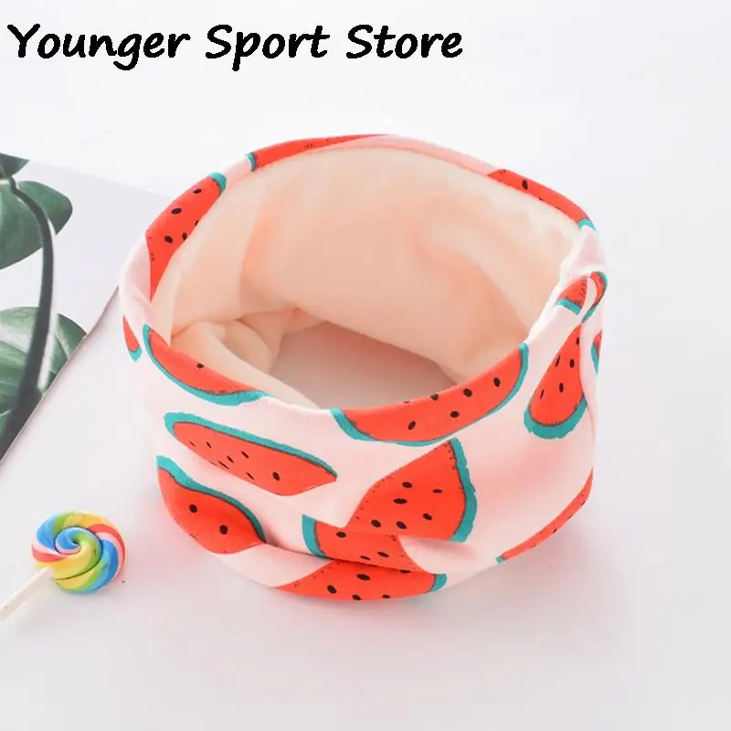 

Cartoon Winter Spring Baby Girls Scarf Boys Plush Scarf Autumn Kids Warm Scarves Neck Ring Collar Children Thick Neckerchief