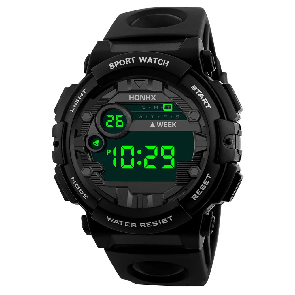 Electronic Watch Luxury Mens Digital LED Date Sport Men Outdoor Watches Silicone with calendar Reloj Montres hommes 03* | Наручные часы
