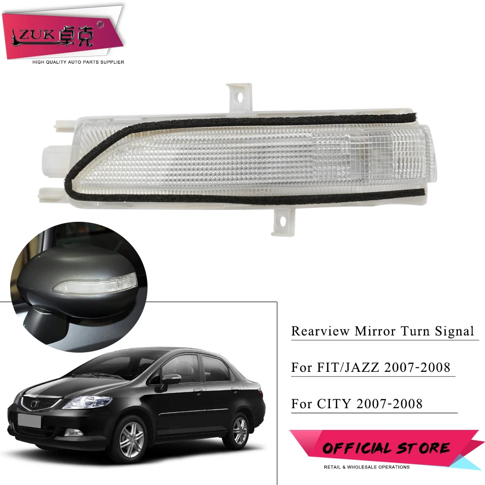 Светодиодный светильник ZUK для зеркала заднего вида указатель поворота HONDA FIT JAZZ