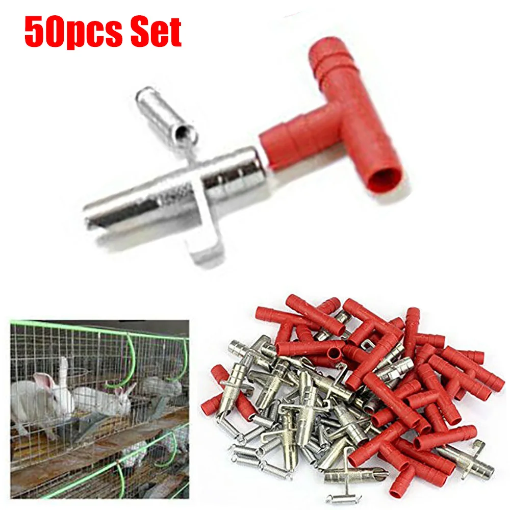 50 шт. кормушка для воды Rabbit Rodent Ferret Mouse инструмент подачи воды|Принадлежности