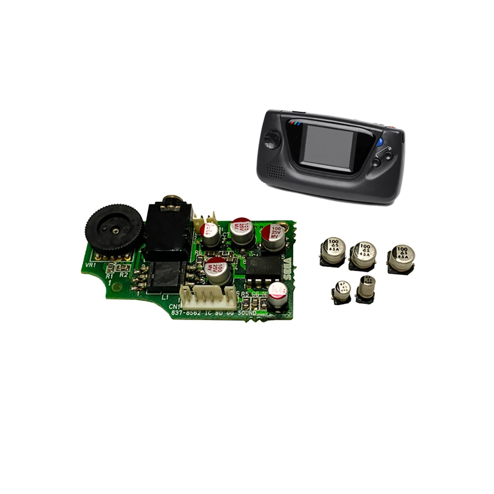 Высококачественные запасные части твердого конденсатора для Sega Game Gear GG замена