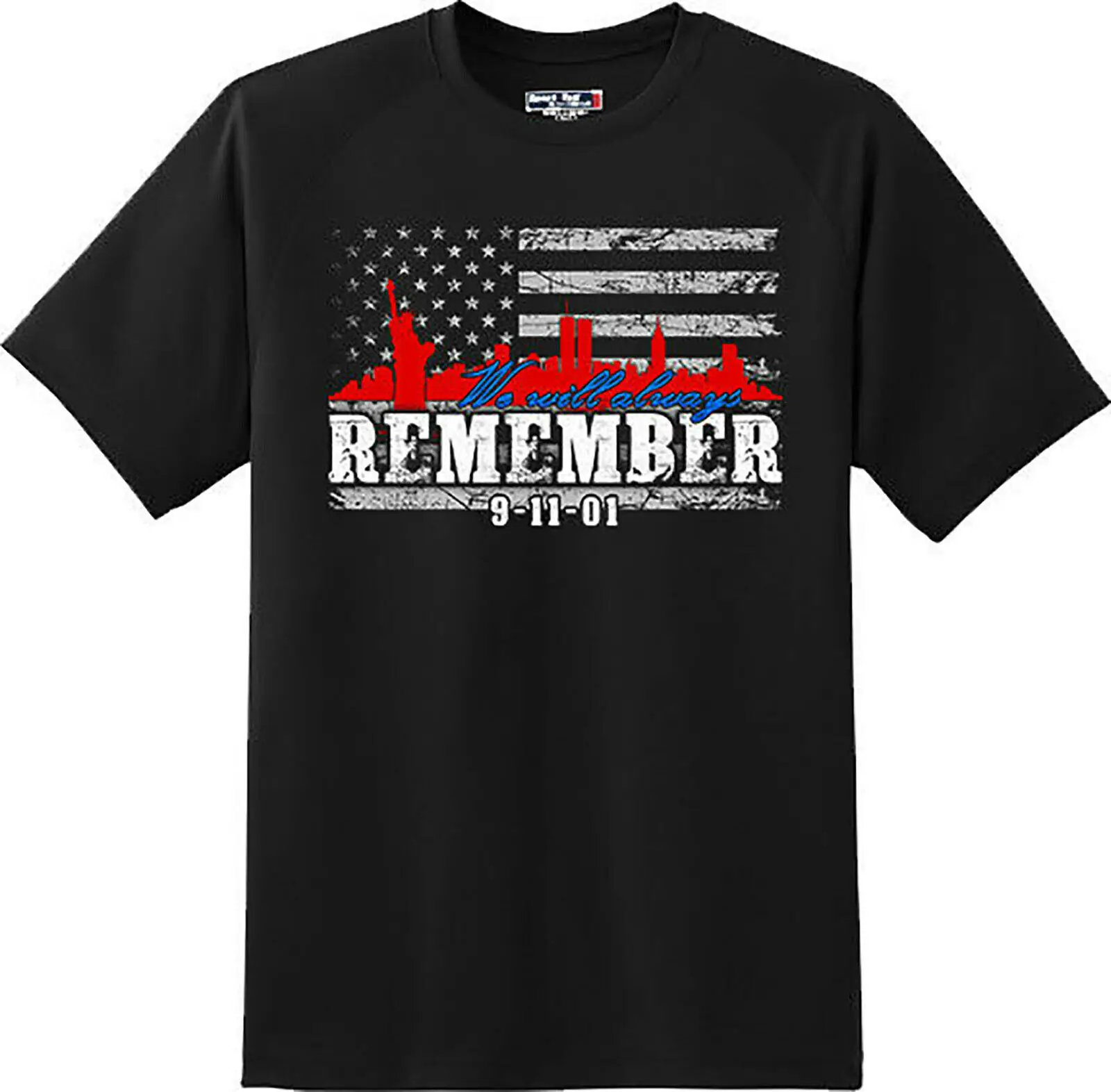 Мы всегда помним 9 11 Американский подарок на свободу футболка Новая графическая