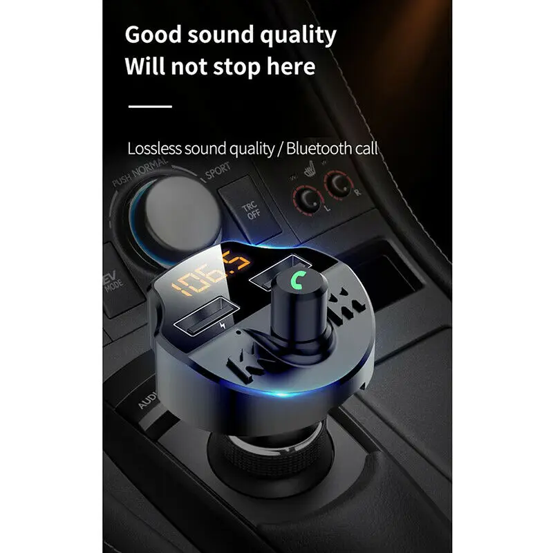 Совершенно новый CDIY автомобильный Bluetooth комплект fm-передатчик беспроводной