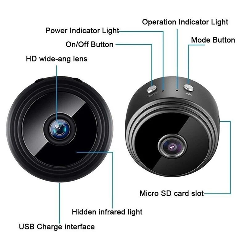 

1080P Wifi IP Camera IR Night Vision Security Camera Wireless Home Surveillance P2P Camera Night Vision Baby Monitor