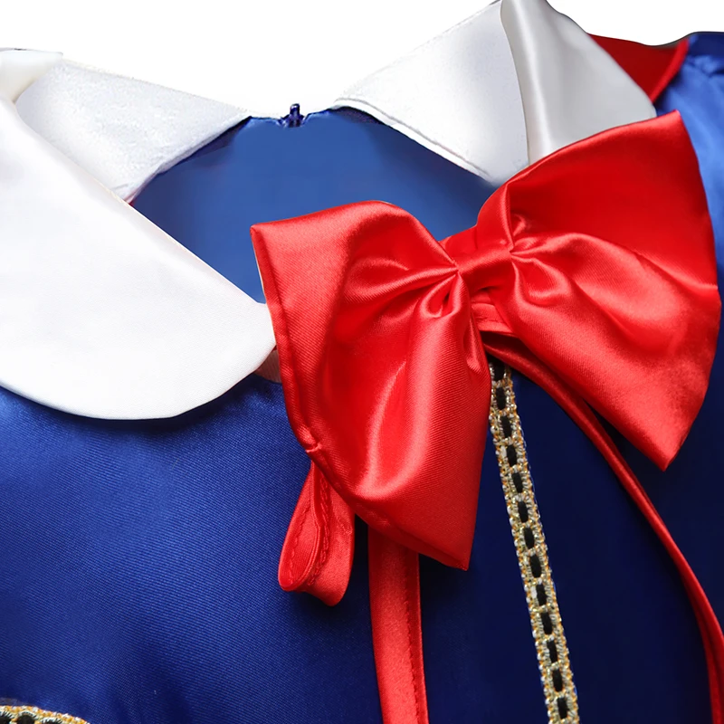 

Summer Princess Dress For Girls Snow White Cosplay Costume Puff Sleeve Kids Dress Children Party Birthday Fancy Gown Vestidos