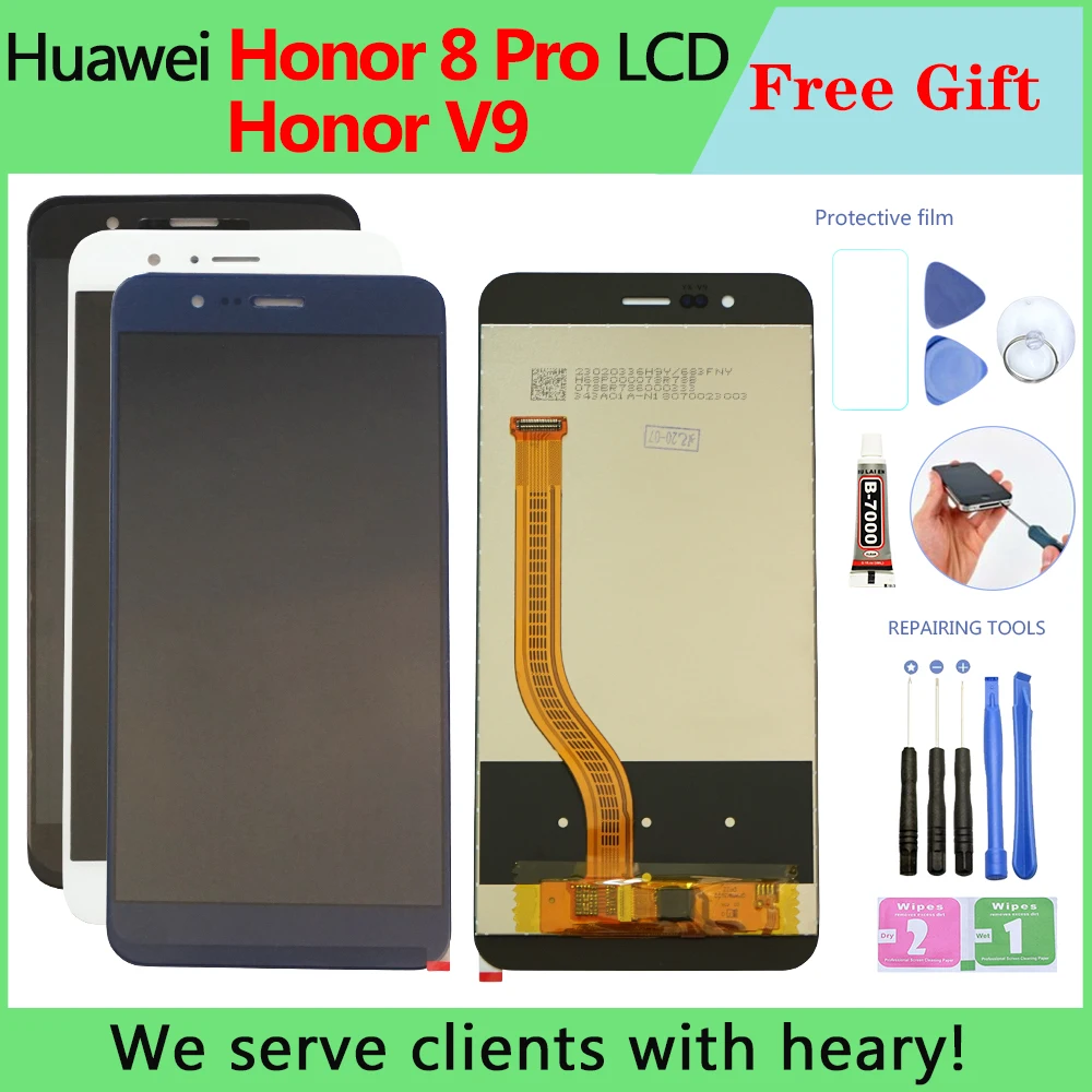 Оригинальный ЖК дисплей для HUAWEI Honor V9 сенсорный экран с рамкой 8 Pro Запасные части