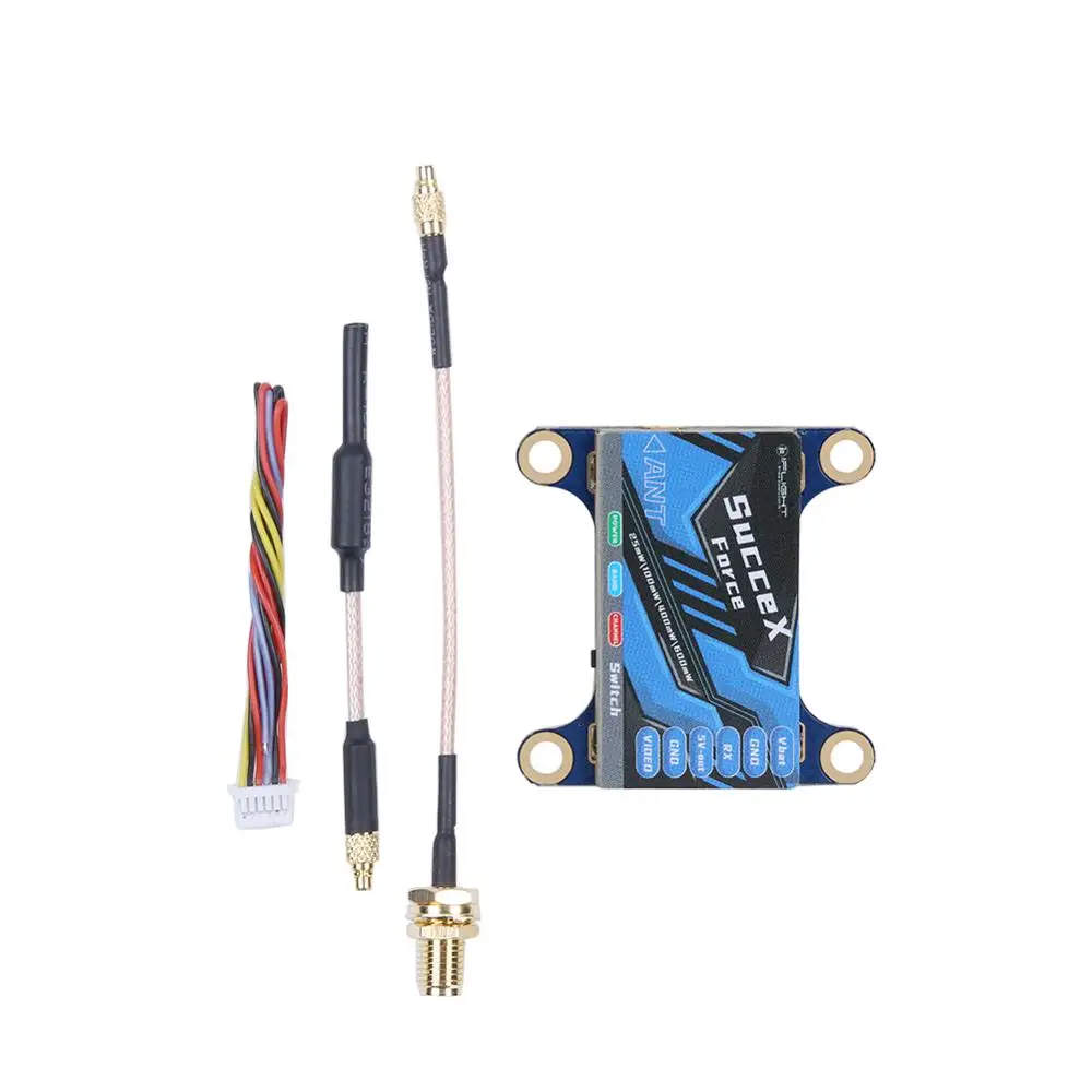 IFlight SucceX Force 5 8 ГГц 25 МВт/100 мВт/400 МВт/600 мВт VTX регулируемая для FPV гоночного дрона