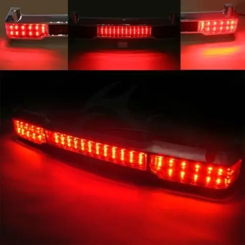 

Motorcycle LED Tail Light Trunk King Wrap Around For Harley Touring 09-13