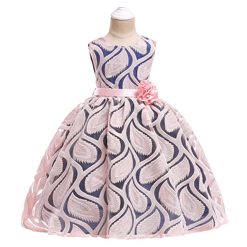 

2019 Kids Dresses For Girls Princess Wedding Birthday Lace Tutu Dress Baby Girl Teen Evening Party Vestidos Children's Clothes
