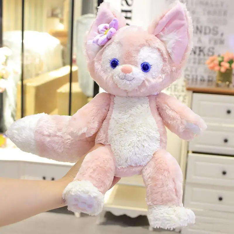 

Disney Cartoon Lingna Belle Pink Little Fox Plush Toys Cartoon Dolls Duffy And His Friends Pillow Decoration Cushion Xmas Gift