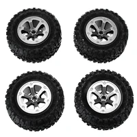 4pcs rubber wheels upgrade rc part replacement spare wheels for wpl b 1 b 14 c 14 116 rc car accessories