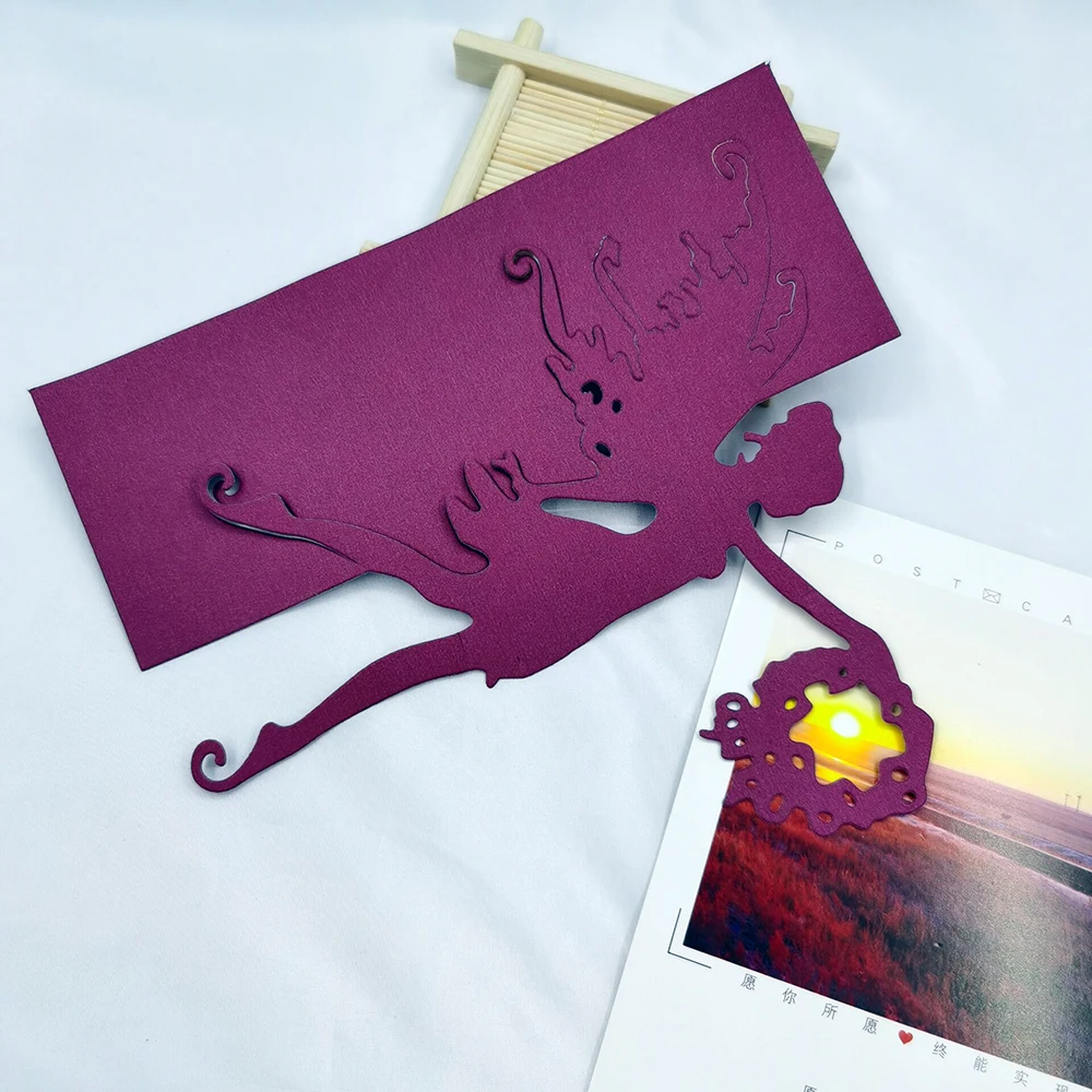 Flower Fairy Metal Cutting Dies Scrapbooking Embossing Folders for DIY Album Card Making Craft Stencil Greeting Photo Paper