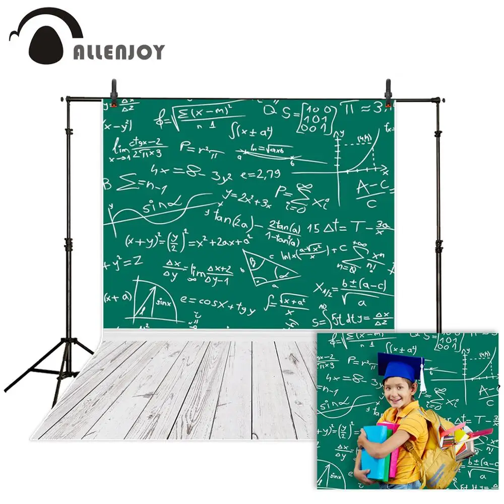 Фон Allenjoy для фотостудии задний фон школьной доски студенческий Фотофон с