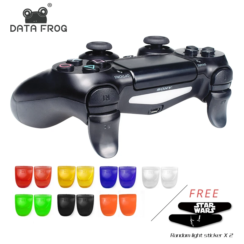 1 шт. изогнутый L2 R2 триггер расширитель кнопки комплект для playstation 4 PS4 S/PS4 Slim/PS4 Pro игровой контроллер аксессуары