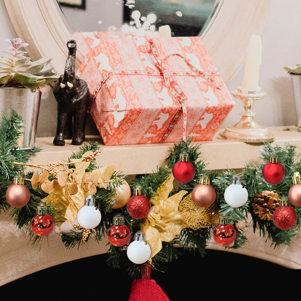 

Assorted Color Christmas Balls Christmas Tree Ornaments Balls xmas decorations Hanging Tree Pendants New Year 2022 Gift Noel