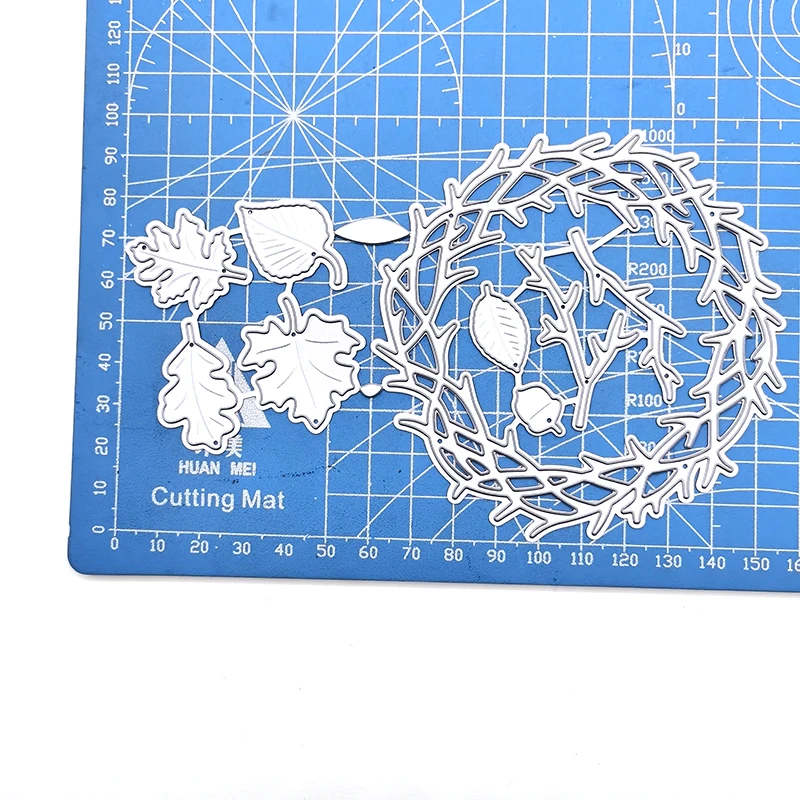 Julyarts новейшие металлические Вырубные штампы с цветами деревьями листьями