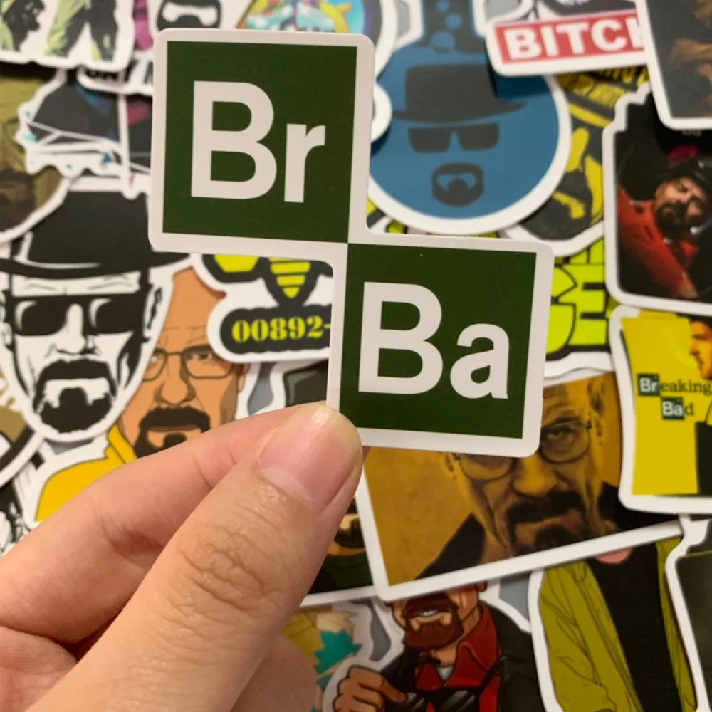 50 шт. водонепроницаемые ломающиеся Bad аниме граффити наклейки для мультяшного