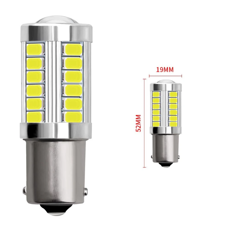 4 шт. 1156 1157 5730 5630 33 SMD СВЕТОДИОДНЫЙ Автомобильный резервный светильник s моторная