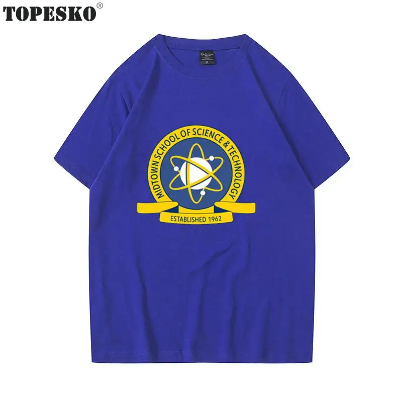 Мужские и женские футболки TOPESKO с принтом Тома Голландии наука технология