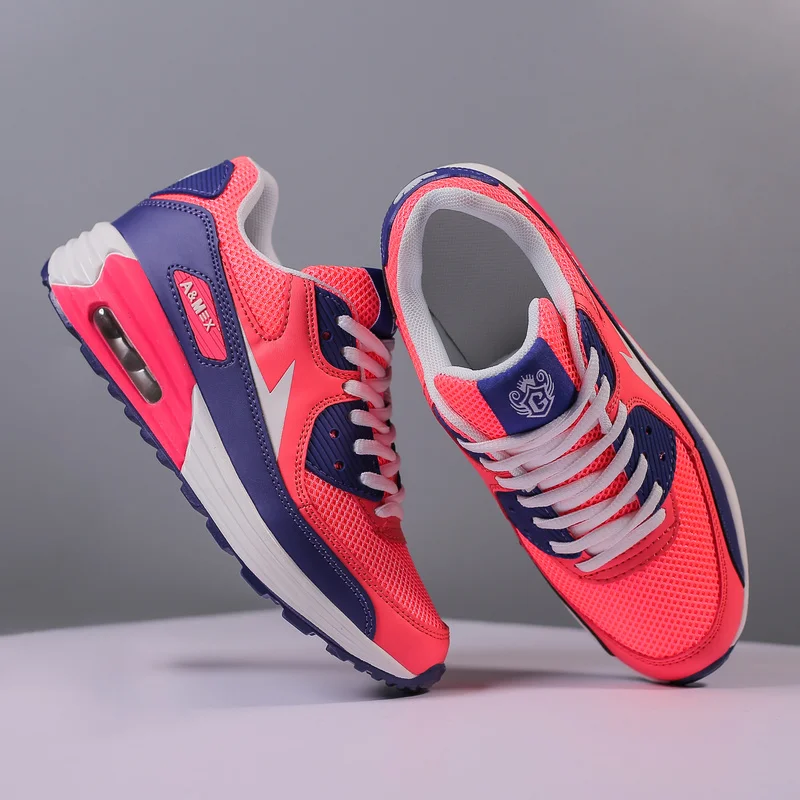 

2021 Newest Fashion Women's Sports Sneakers Outdoor Air Cushion Breathable Running Shoes