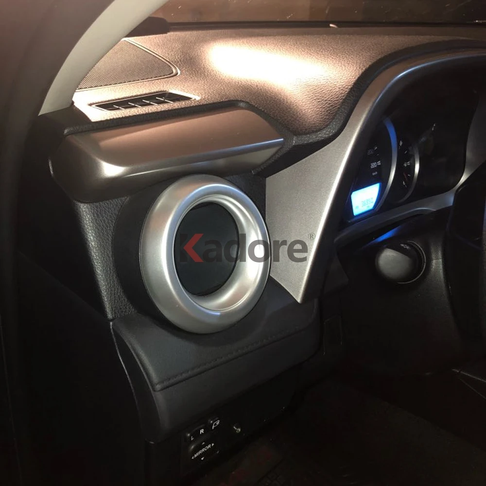 Для Toyota RAV4 RAV 4 ABS Матовый Вентиляционный Выход крышка отделка кольцо украшение литье автомобиля Стайлинг Аксессуары для интерьера