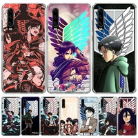 anime japanese attack on titan phone case for xiaomi x3 gt x4 nfc pro 5g m2 m3 m4 note 10 lite f3 f2 f1 mi a1 a2 a3 cc9e cover s