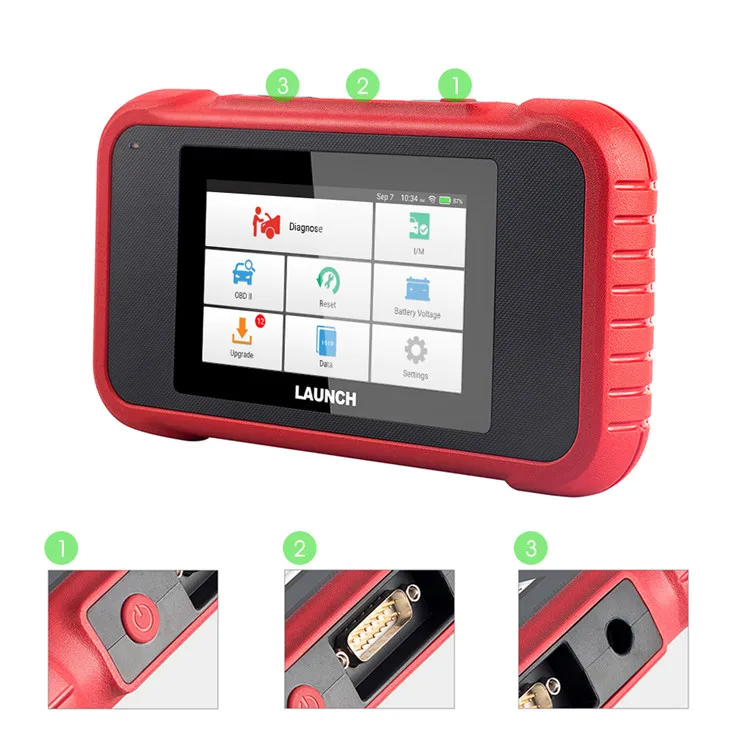 

LAUNCH CRP129E Car OBD2 Diagnostic Scanner Code Reader for Universal Cars with 5 inches color screen support multilanguage