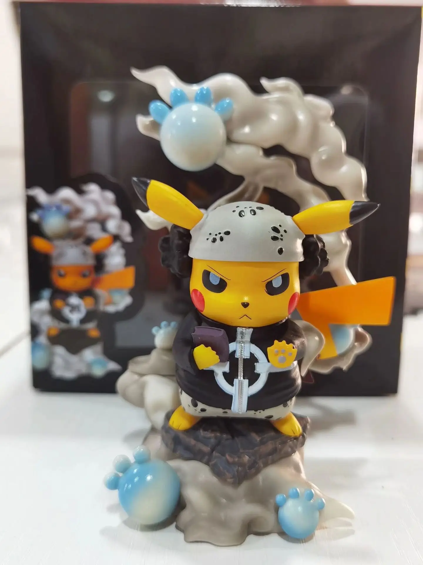 

Anime Figure Pikachu Bartholemew Kuma Pokemon One Piece Action Figma Juguetes Cosplay Collection Toys Model Figurine Xmas Dolls
